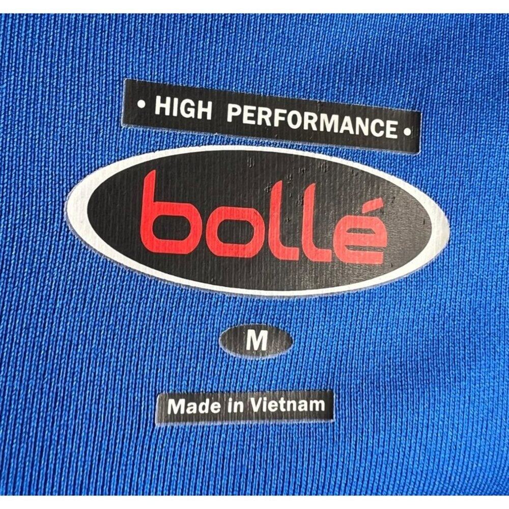 Bolle High Performance Tank Top M Blue Striped Athletic Tennis Y2K - Picture 4 of 4